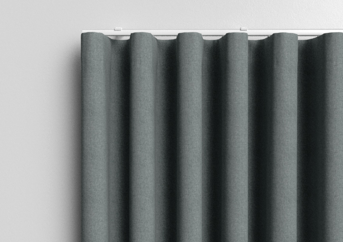 Classic Herringbone (Blackout), Grey - Made to Measure Curtains - Image 14